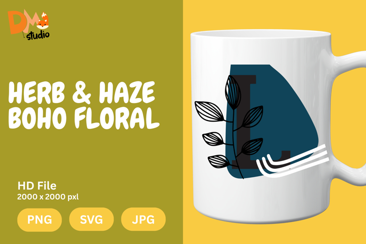 Boho Floral Svg Image 22