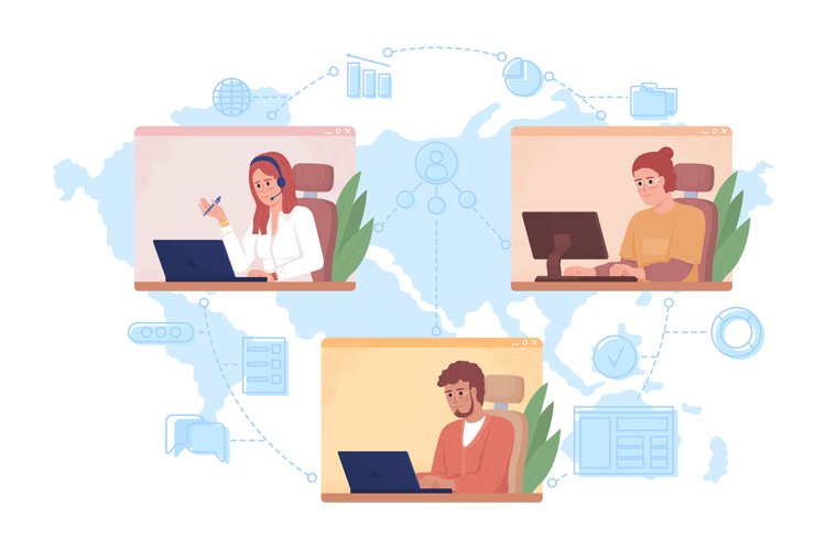 Office Illustration Image 13