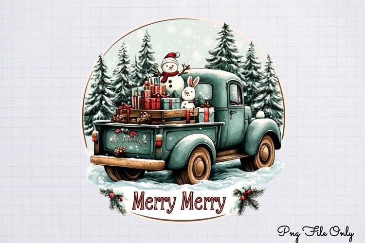 Rustic Christmas Clipart Image 14
