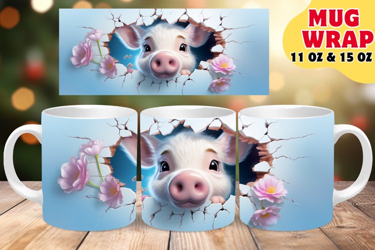 Enchanted Mug Wrap Sublimation: Spring Awakening example image 1