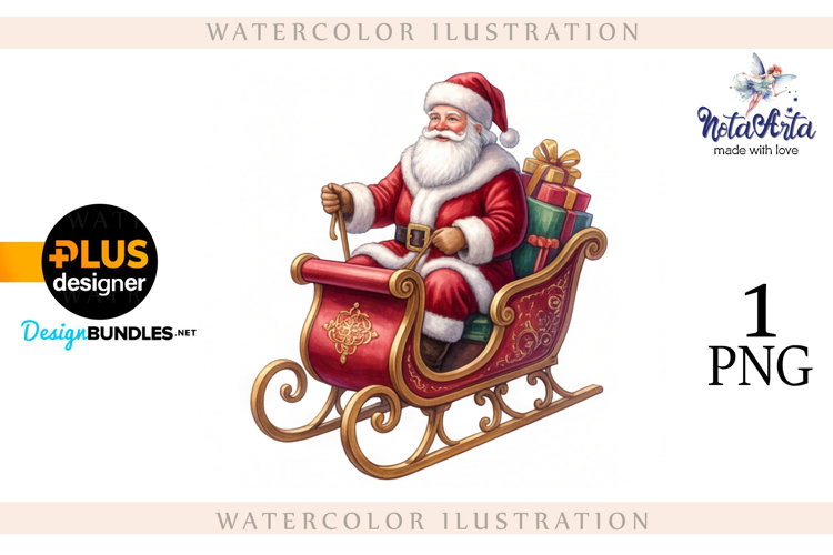 Christmas Santa in Elegant Attire