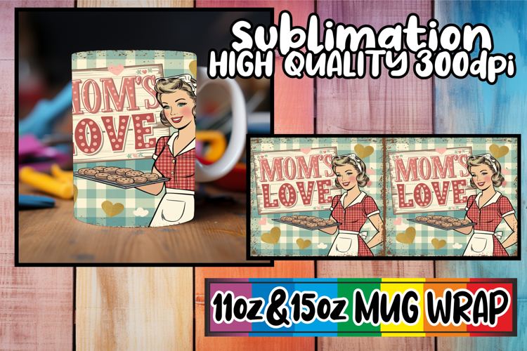 Timeless elegance sublimation print wrap, Mom Life