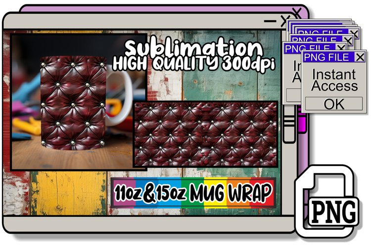 Contemporary 3D Raised Pattern Mug Design example image 1