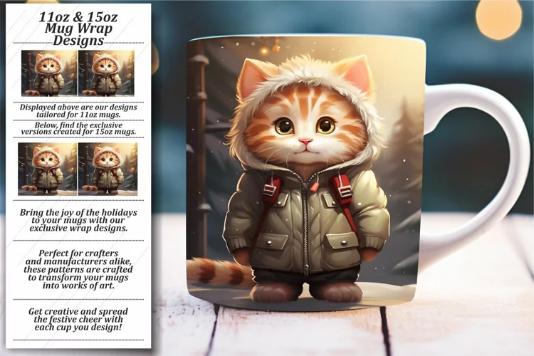 Arctic Animal Magic Mug Wrap