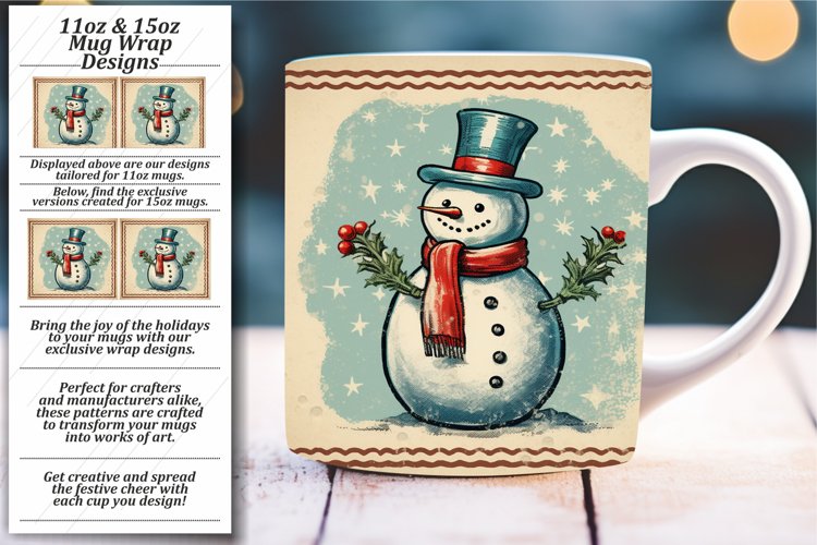Nostalgic Holiday Drinkware with Retro Xmas Theme example image 1