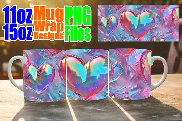 Mug Pattern for Valentine's Day Magic