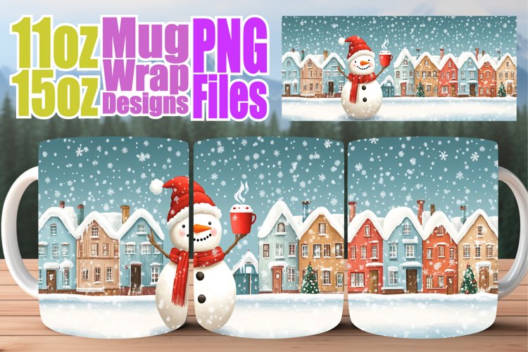Refreshing days sublimation print wrap, Winter example image 1