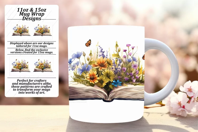 Spring's Beauty Mug Wrap Art