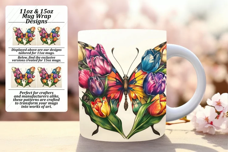 Butterfly Garden Mug