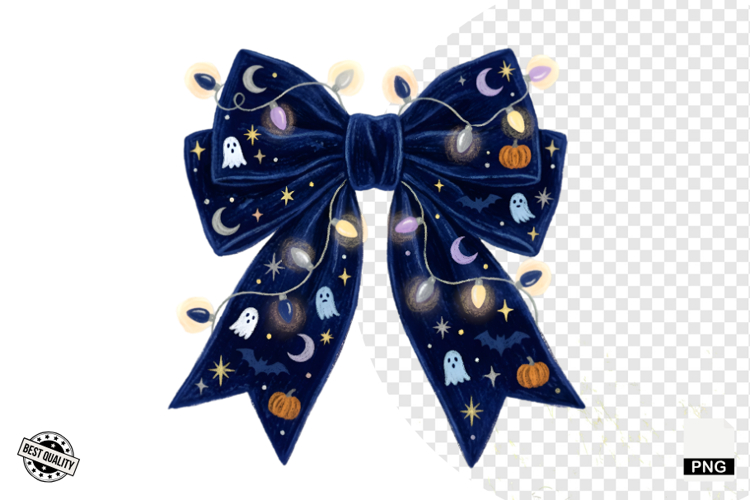 Halloween Bows & Lights Clipart