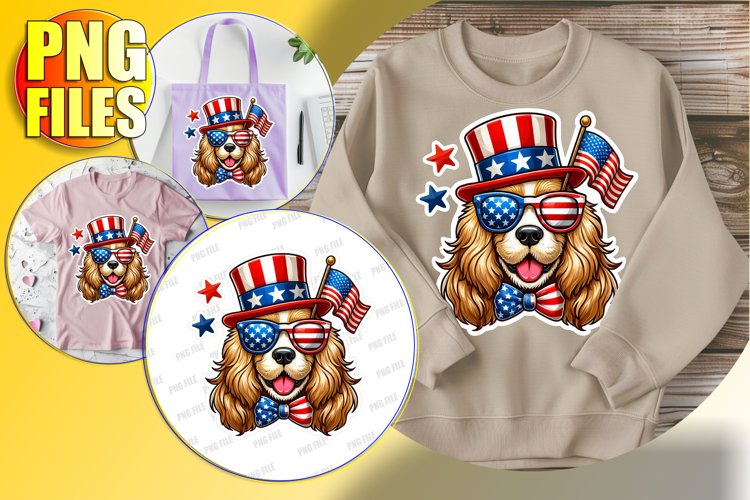 Fun Tote Bag Ideas PNG, American Dog