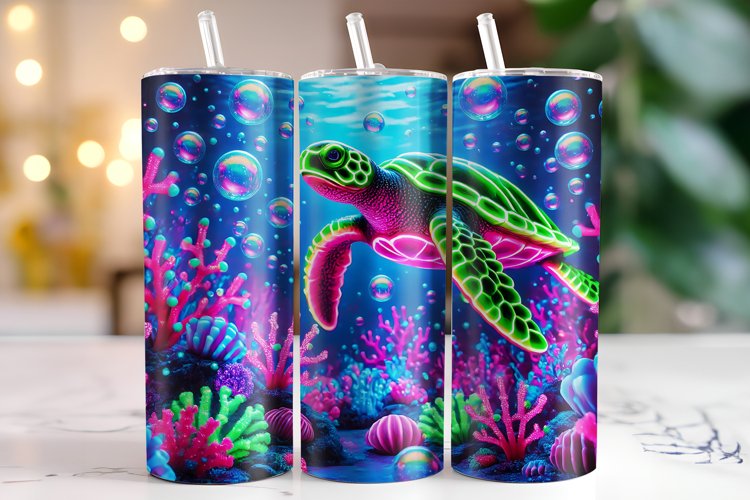 Turtle Tumbler Wrap | Sublimation | Tumblers