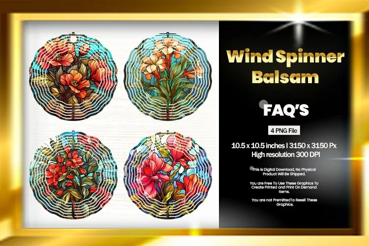 Balsam Wind Spinner Sublimation - 04 Variations