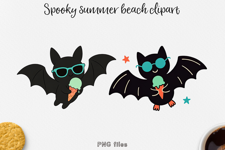 Summer Halloween Clipart Beach PNG Designs.