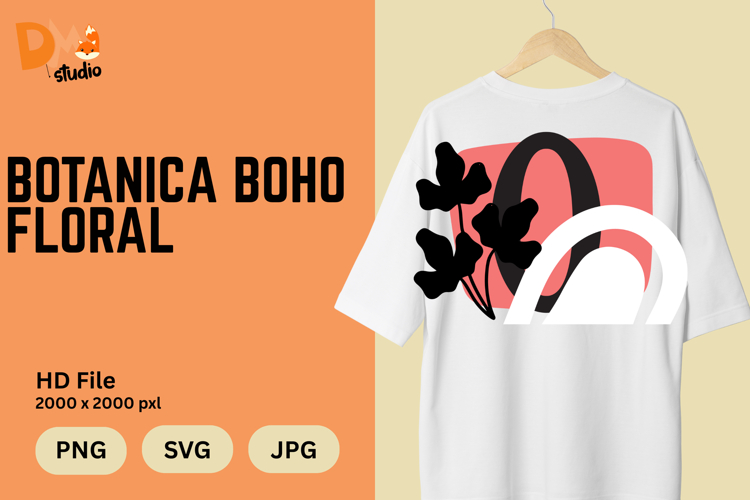 Boho Floral Svg Image 16