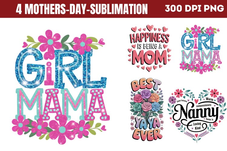 Mothers Day Sublimation PNG