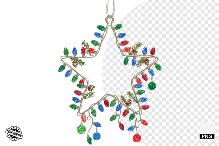 Holiday Lights Clipart Image 11