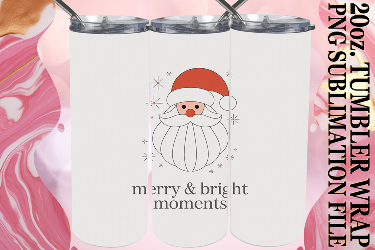 SWEET HARMONY 20oz TUMBLER WRAP, Funny Santa
