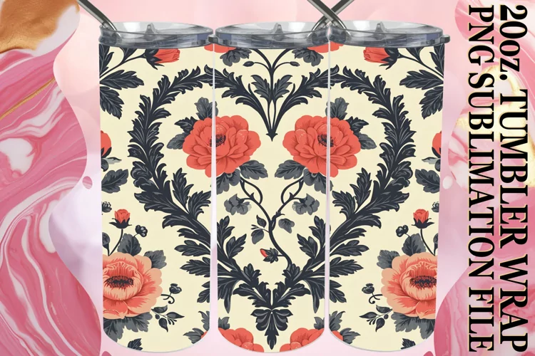Love Theme 20oz Tumbler Wrap