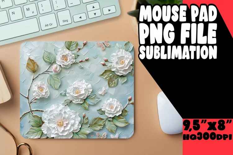 Cheerful Spring Sublimation Mouse Pad