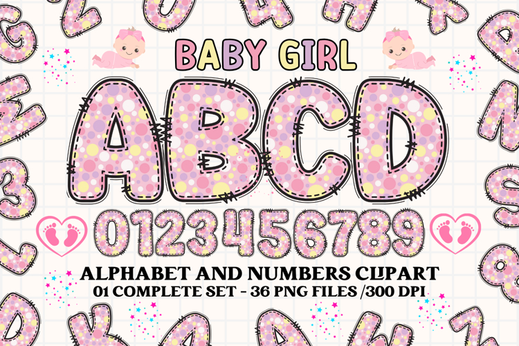 Baby Girl Clipart Image 23