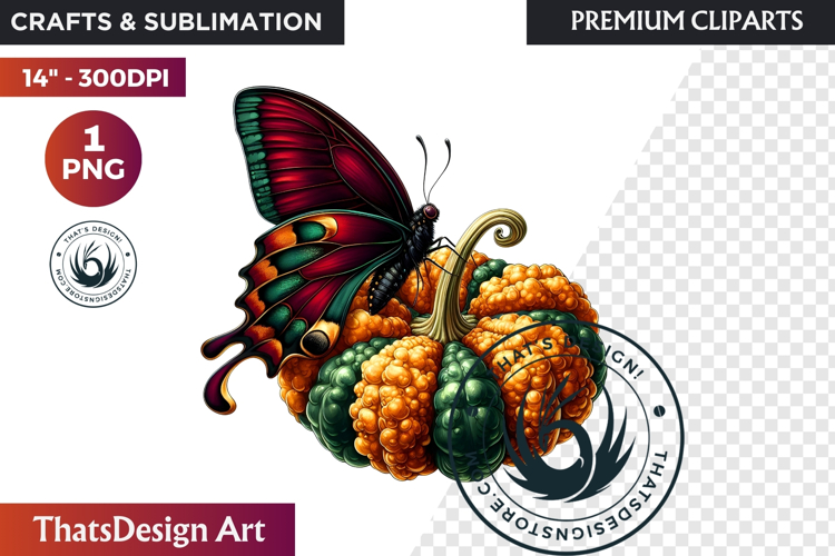 Monarch Butterfly Clipart Image 12
