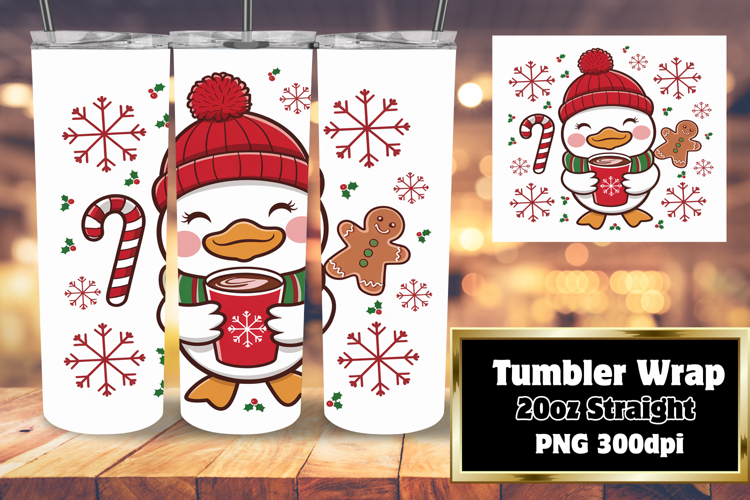 ELEGANT 20oz Sublimation Tumbler Wrap , Christmas