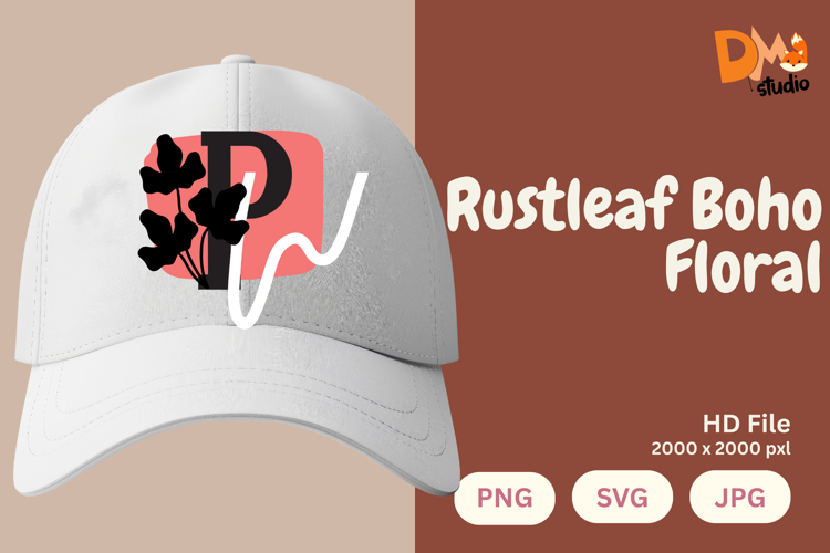 Leaf Monogram Svg Image 13