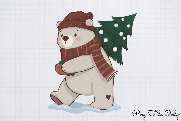 Boho Christmas Clipart Image 24