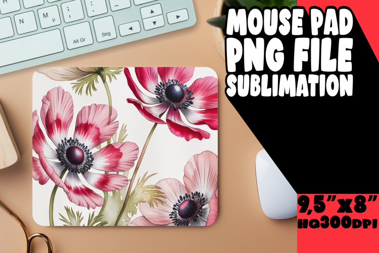 SWEET MOUSE PAD MAGICAL DESIGN, Flowers