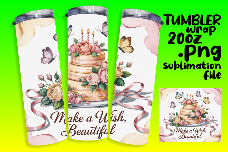 Charming 20oz Tumbler Design , Girl Quote