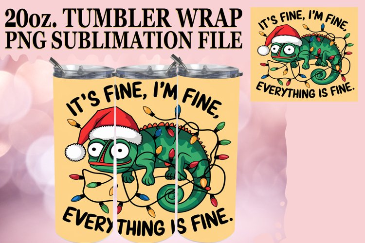 Christmas Tumbler Wrap Image 2