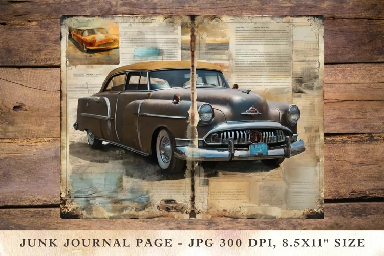 Printable Junk Journal Pages travelling 2