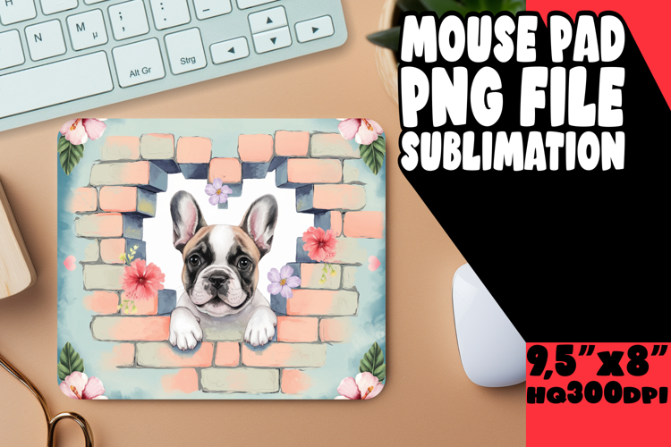 Bright Desk Pad Sublimation Ideas, Cute Dog