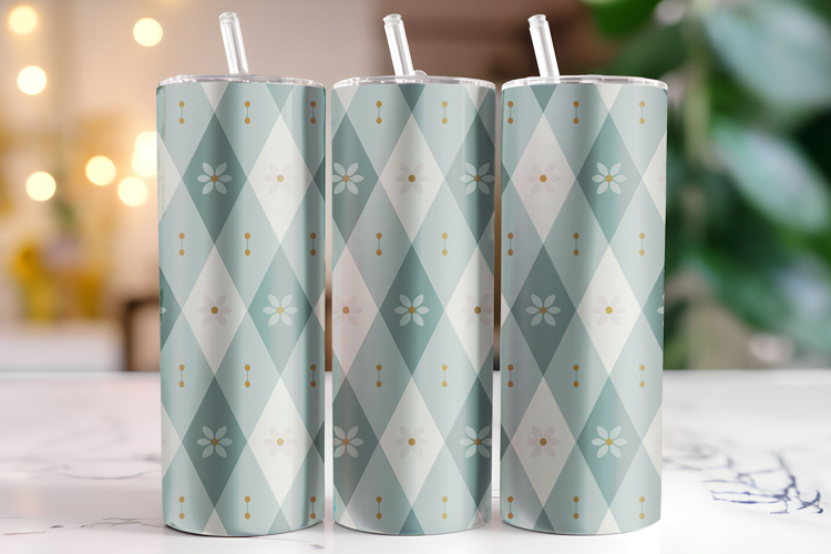 Flowers Tumbler Wrap | Sublimation | Tumblers