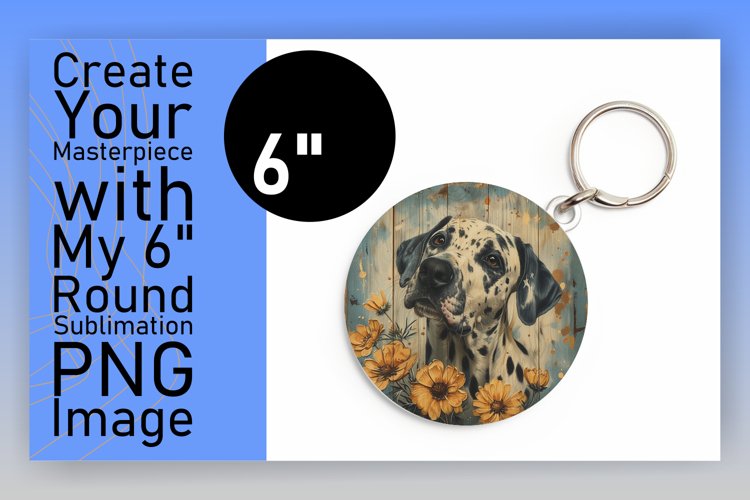 Round Dog Lover Circle Sublimation Kit