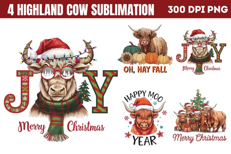Cow Sublimation Designs Image 17