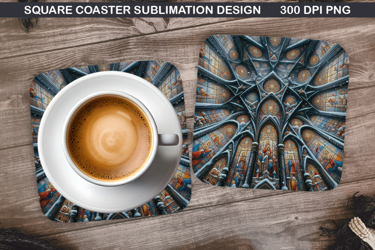 Christian Coaster Sublimation, Christian Coaster PNG Design
