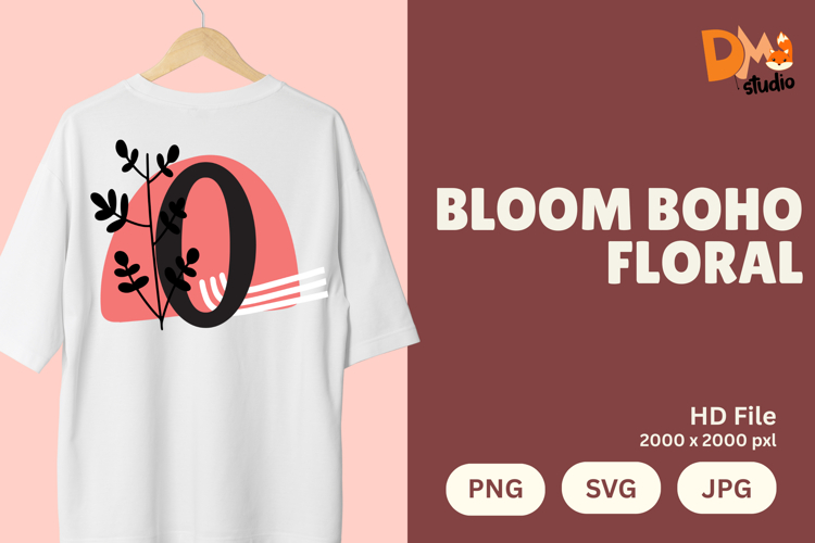Boho Floral Svg Image 18