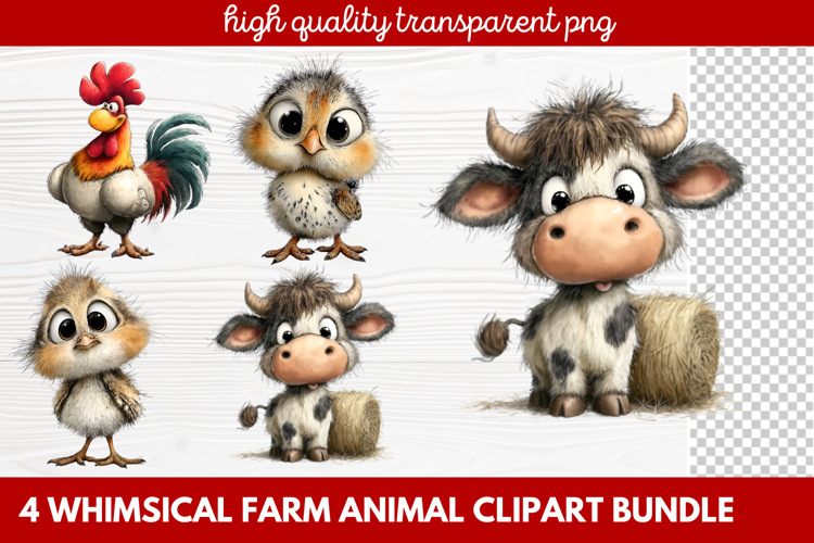 Farmhouse Animals Clipart Image 18