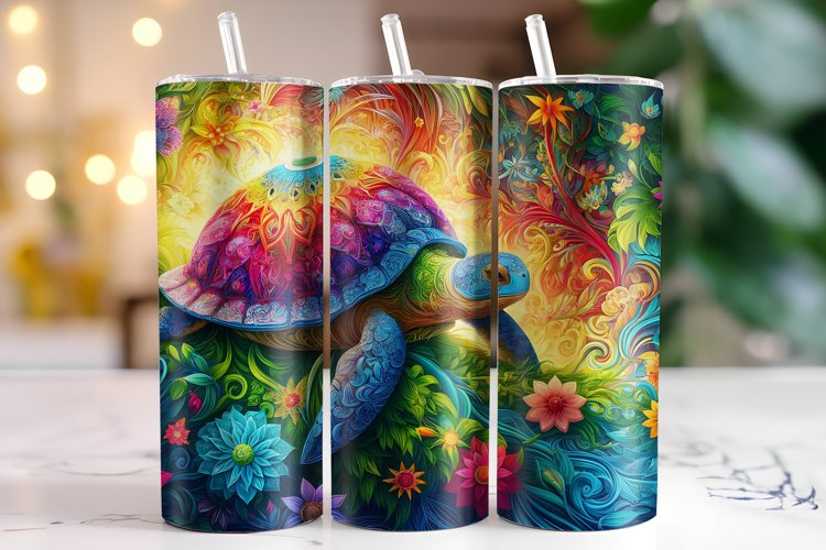 Turtle Tumbler Wrap | Sublimation | Tumblers
