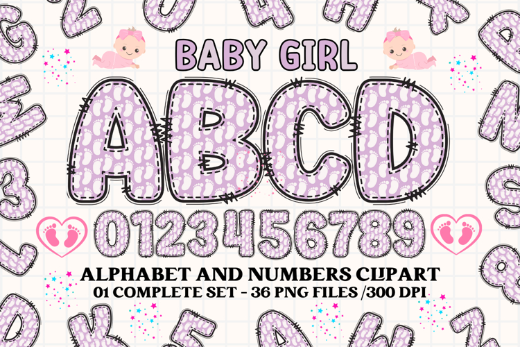 Baby Girl Clipart Image 24