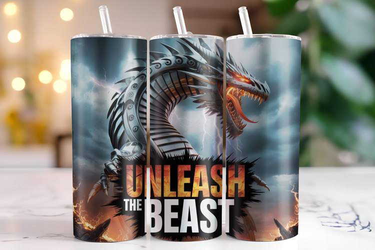 Unleash the beast Tumbler Wrap | Sublimation | Tumblers