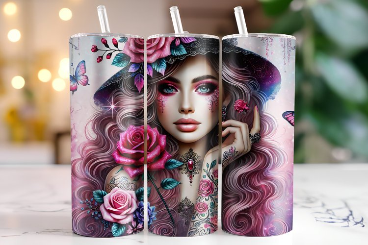 Girl Tumbler Wrap | Sublimation | Tumblers