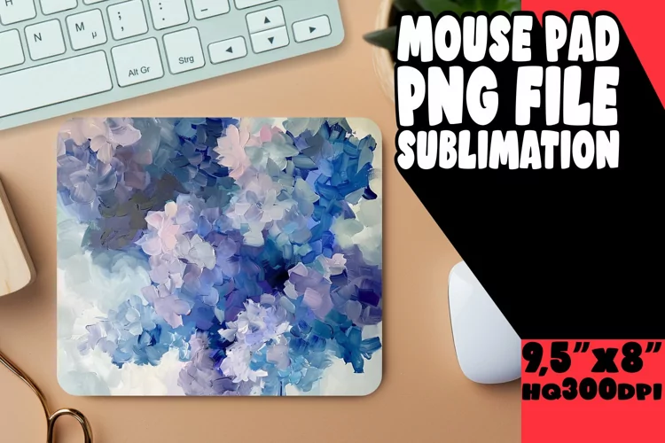 Blooming Springtime Mouse Pad Sublimation