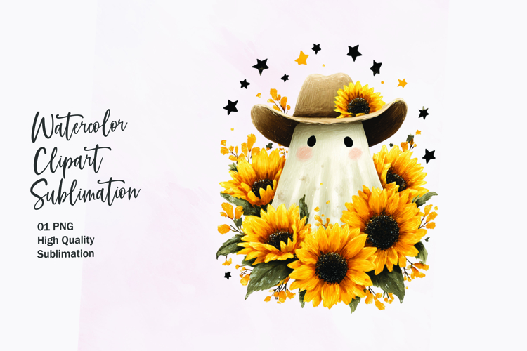 Watercolor Sunflower Clipart Image 20