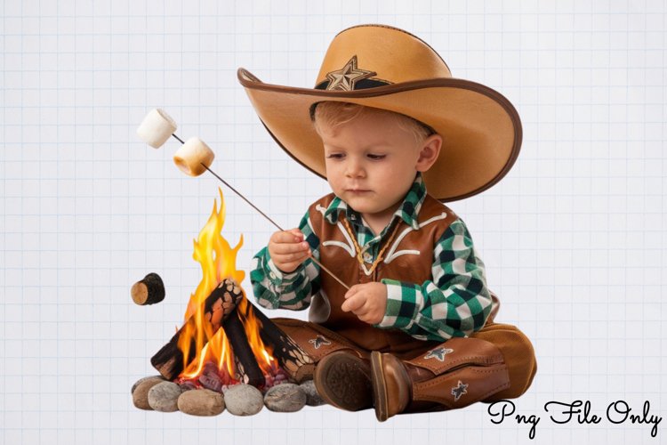 Little Cowboy Clipart PNG