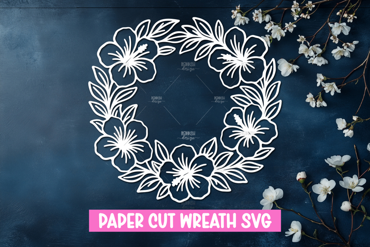Floral Wreath Svg Image 20