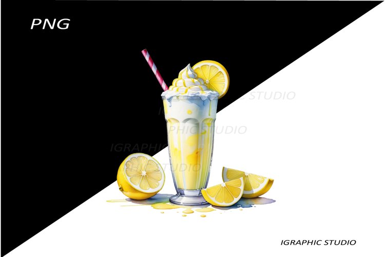 Milkshake Clipart, Food Clipart
