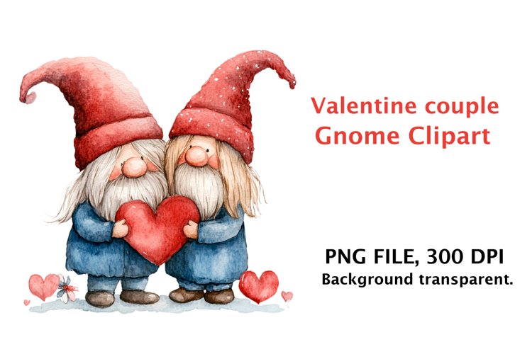 Valentine Gnome Clipart Image 14